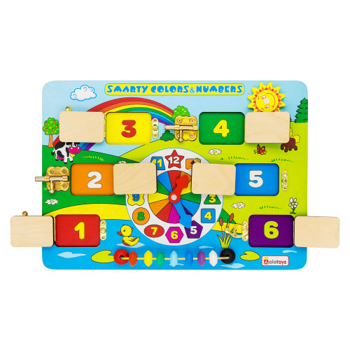 Бизиборд Smarty colors and Numbers
