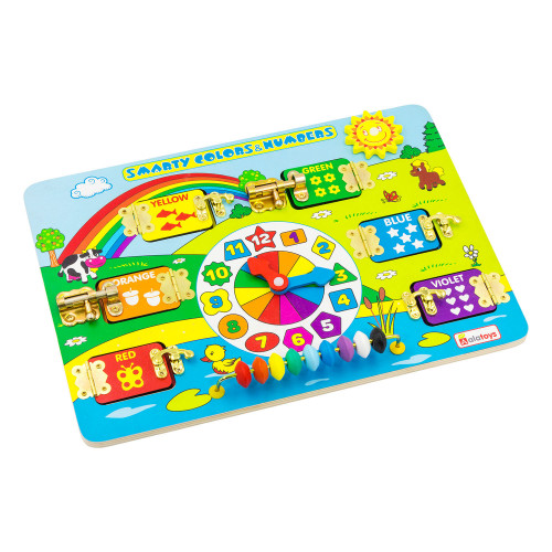 Бизиборд Smarty colors and Numbers