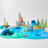 Набор деревянный "Лодочки с морячками", 4 шт .